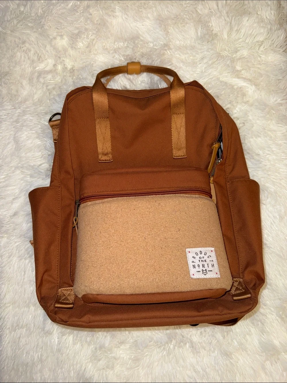 Product of the North Elkin Sustainable Diaper Backpack in Hazelnut